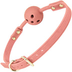 Temptasia Ardor – Breathable Silicone Ball Gag with Adjustable Strap - Pink > Bondage Gear > Gags and Bits