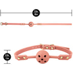 Temptasia Ardor – Breathable Silicone Ball Gag with Adjustable Strap - Pink > Bondage Gear > Gags and Bits