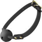 Temptasia Ardor – Breathable Silicone Ball Gag -Black > Bondage Gear > Gags and Bits