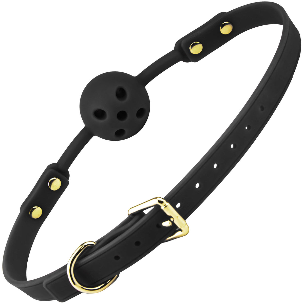 Temptasia Ardor – Breathable Silicone Ball Gag -Black > Bondage Gear > Gags and Bits