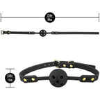Temptasia Ardor – Breathable Silicone Ball Gag -Black > Bondage Gear > Gags and Bits