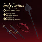 Temptasia Ardor – Body-Safe Silicone Spade Crop > Bondage Gear > Crops