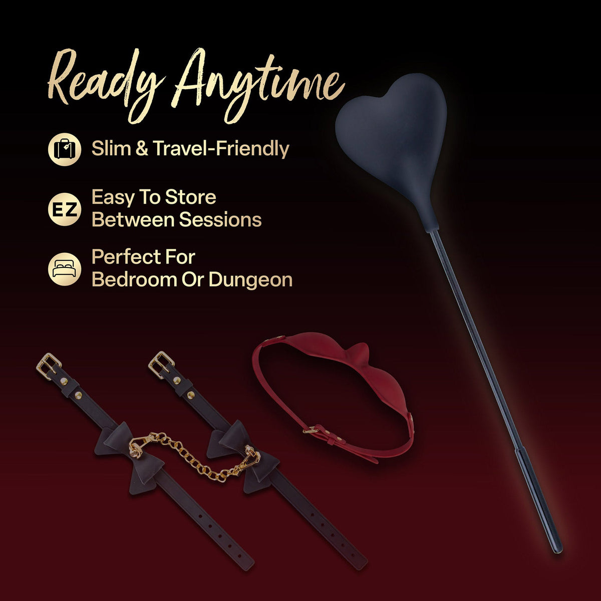 Temptasia Ardor Heart Crop – Body-Safe Silicone Crop > Bondage Gear > Crops