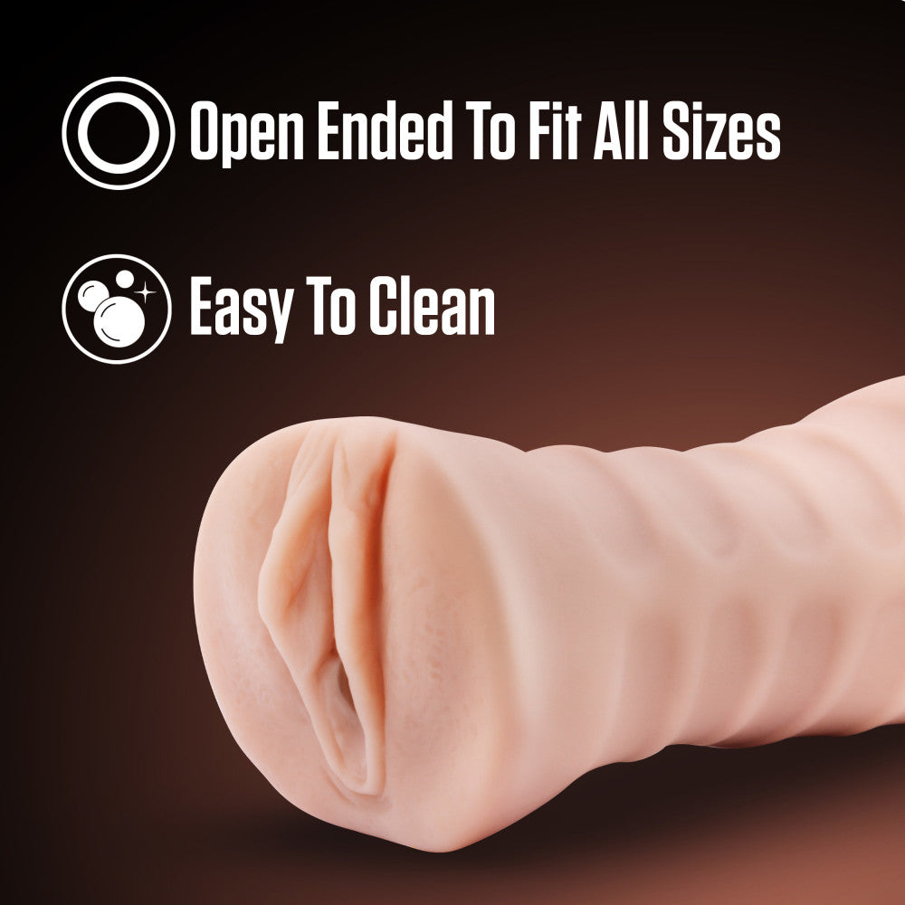 Enlust Ayumi Beige Vibrating Male Stroker with Ultra-Soft Feel > Sex Toys For Men > Masturbators > Vibrating