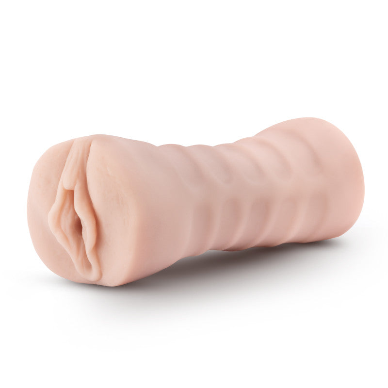 M for Men Ashley Vanilla Soft Vibrating Masturbator > Sex Toys For Men > Masturbators > Vibrating