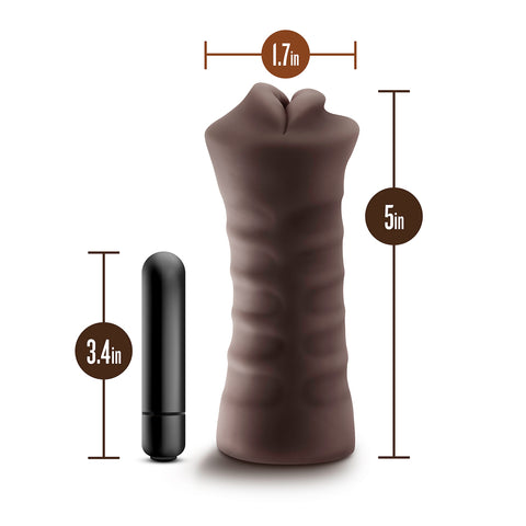 Hot Chocolate Renee Mouth Vibrating Masturbator Strokers - Manual