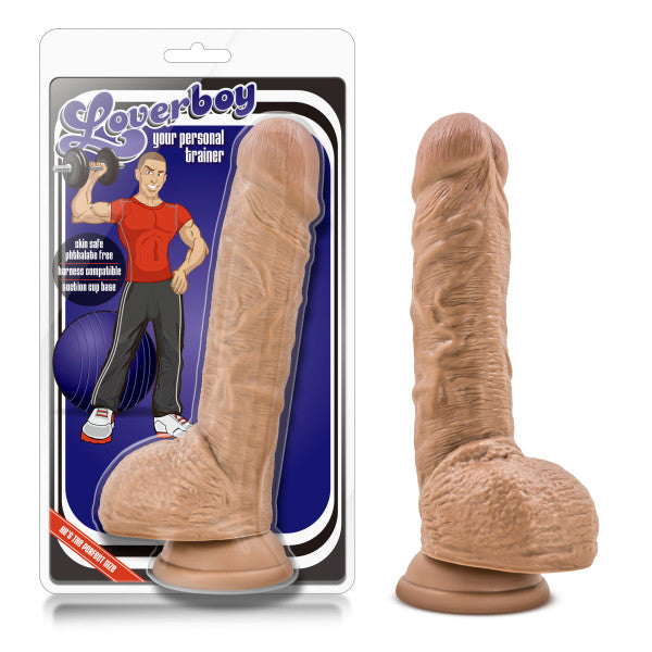 Loverboy - Your Personal Trainer 22.9 cm (9'') Dong Brown Dildos & Dongs