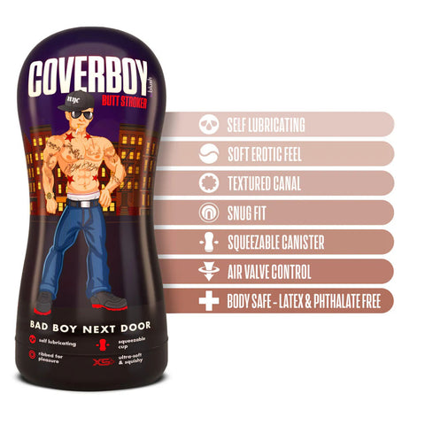 Loverboy Bad Boy Next Door Pocket Stroker for Ultimate Pleasure Masturbation Aids for Males