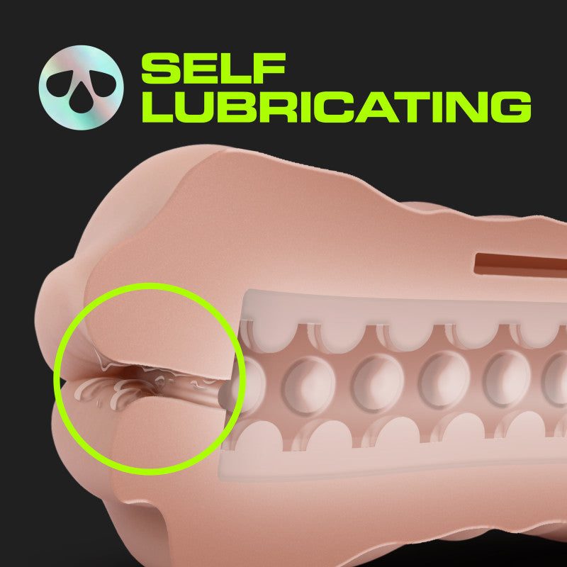 M for Men 3-Pack Self-Lubricating Vibrating Stroker Sleeves Strokers - Manual