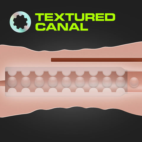 M for Men 3-Pack Self-Lubricating Vibrating Stroker Sleeves Strokers - Manual