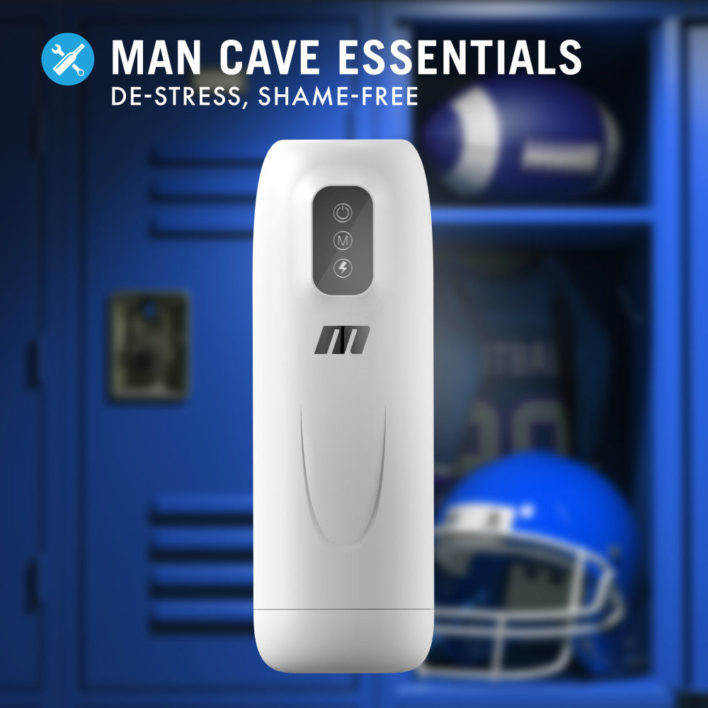 M for Men Robo-Bator White Vibrating Male Masturbator Toy > Sex Toys For Men > Masturbators > Vibrating