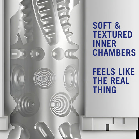 M for Men Robo-Bator White Vibrating Male Masturbator Toy > Sex Toys For Men > Masturbators > Vibrating