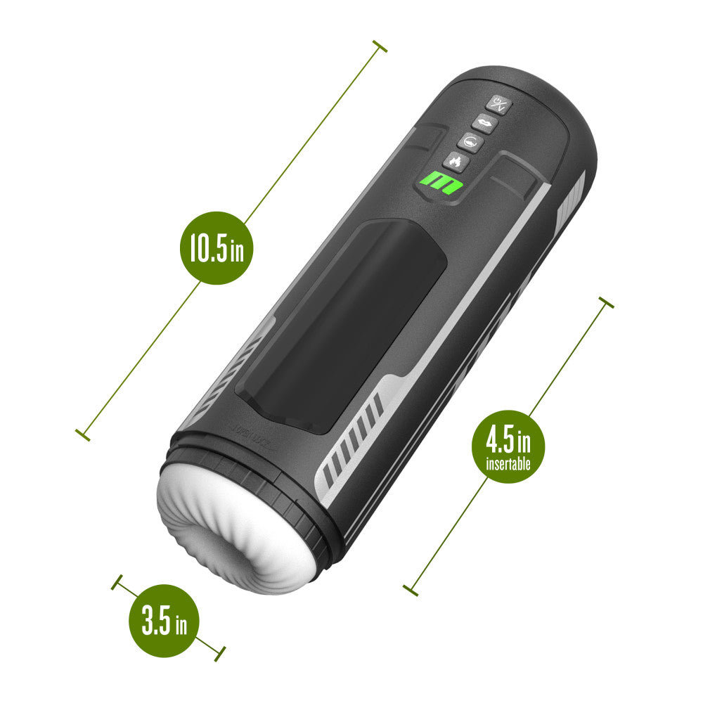 M for Men Master Blaster Automatic Male Masturbator Black > Sex Toys For Men > Masturbators > Vibrating