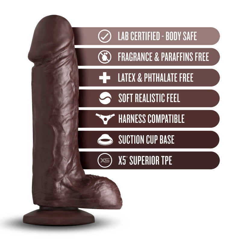 Loverboy The Movie Star - Chocolate 20.3 cm (8'') Dong Dildos & Dongs