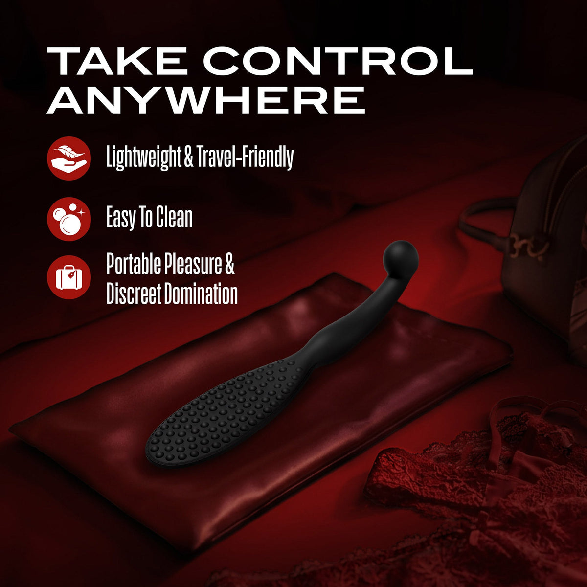 Temptasia Governess Dual-Ended Paddle – Impact and Sensation > Bondage Gear > Paddles