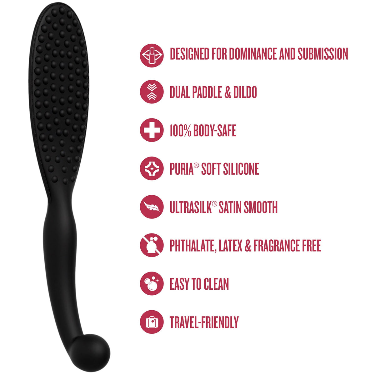 Temptasia Governess Dual-Ended Paddle – Impact and Sensation > Bondage Gear > Paddles