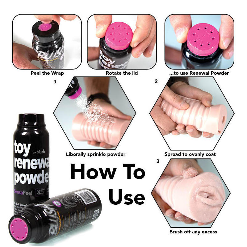 Blush Toy Renewal Powder 96g for TPE/TPR Adult Toys Toy Cleaners