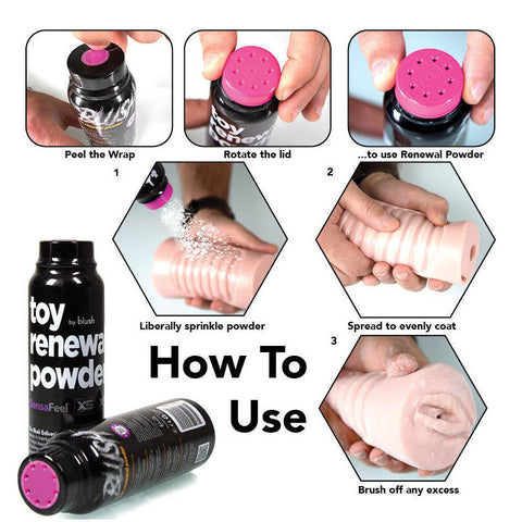 Blush Toy Renewal Powder 96g for TPE/TPR Adult Toys Toy Cleaners