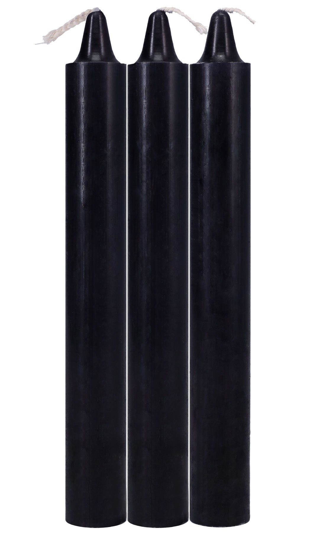 Japanese Drip Candles Black 3 Pack for Sensation Play Drip Candles