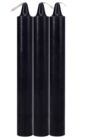 Japanese Drip Candles Black 3 Pack for Sensation Play Drip Candles