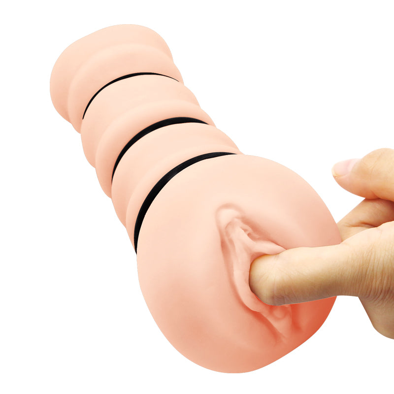 Ressi Flesh 3D Vagina (White) – Realistic Masturbator Sleeve > Sex Toys For Men > Masturbators > Manual