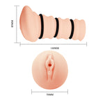 Ressi Flesh 3D Vagina (White) – Realistic Masturbator Sleeve > Sex Toys For Men > Masturbators > Manual