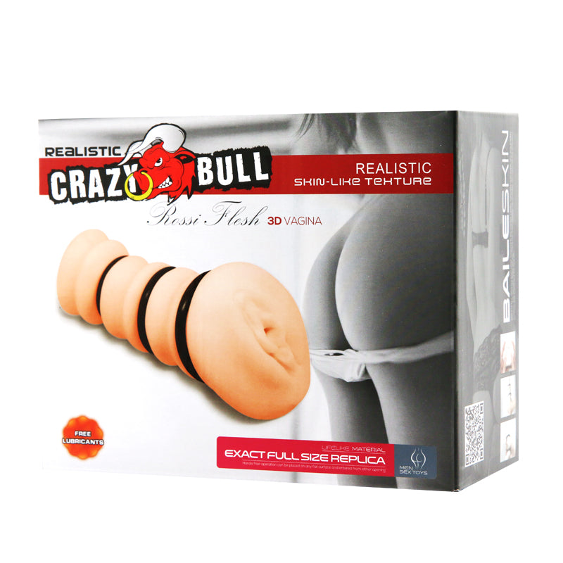 Ressi Flesh 3D Vagina (White) – Realistic Masturbator Sleeve > Sex Toys For Men > Masturbators > Manual