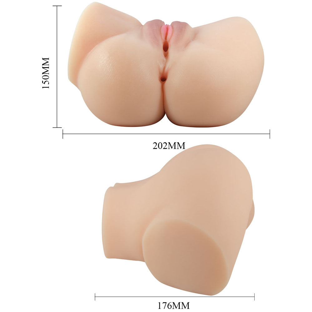 Crazy Bull Emilia Vibrating Torso Masturbator 12 Inch Realistic Skin Color > Sex Toys For Men > Assbators