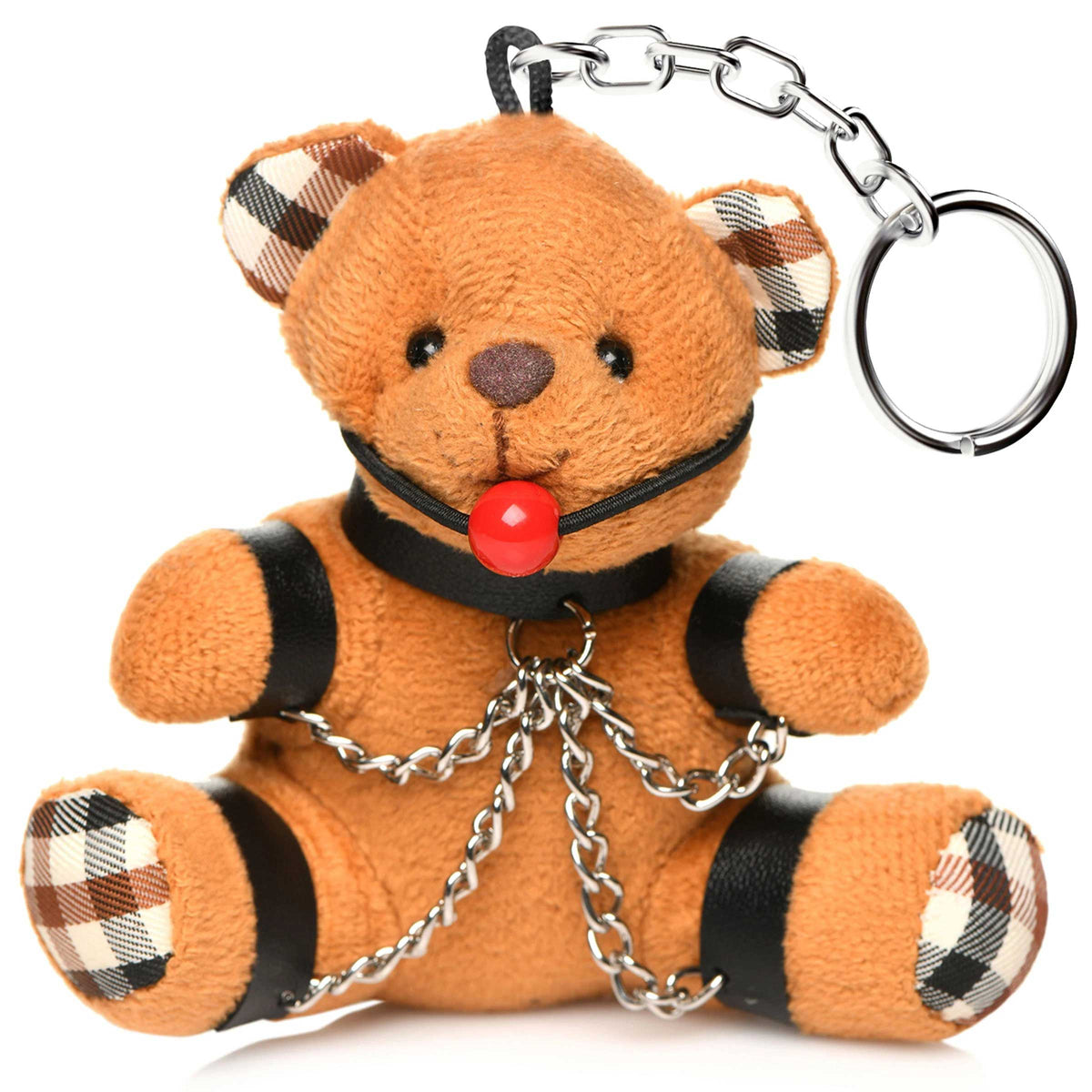 Gagged Teddy Bear Keychain Adult Intimacy Novelty Gift > Novelties > Gag Gifts