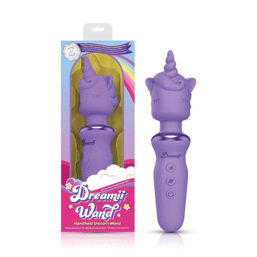 Dreamii Lilac Whirl Powerful Unicorn Wand Massager for Adults Electric Massager
