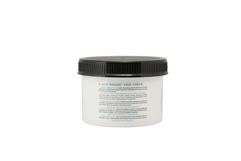Elbow Grease Cool Cream Lubricant 1 Oz Premium Water-Based Speciality Lubricants