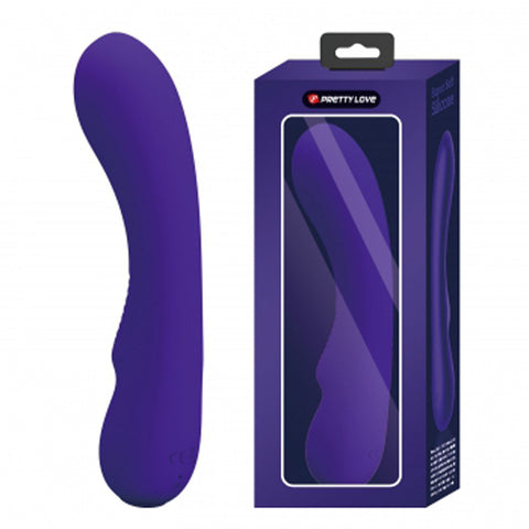 Pretty Love Matt Super Soft Silicone Rechargeable Vibrator Purple Vibrators