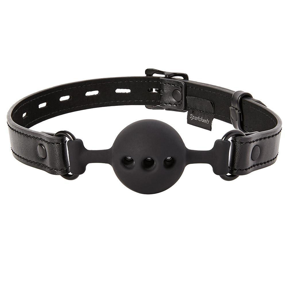 Sportsheets Saffron Breathable Ball Gag Adjustable Comfort Gags