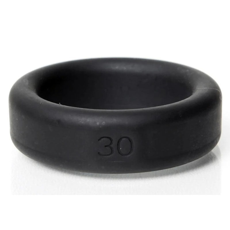 Boneyard Silicone Cock Ring 30mm Black Cockrings