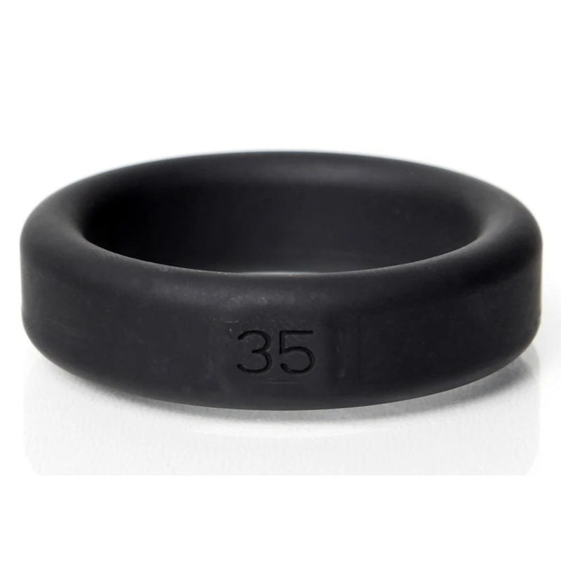 Boneyard Silicone Ring 35mm Black Adult Toy Cockrings