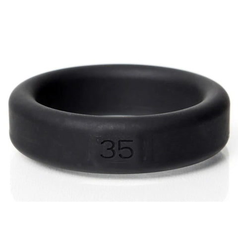 Boneyard Silicone Ring 35mm Black Adult Toy Cockrings