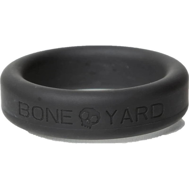 Boneyard Silicone Ring 35mm Black Adult Toy Cockrings