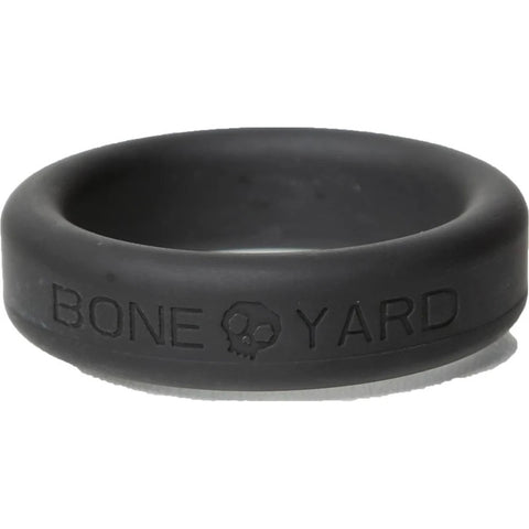 Boneyard Silicone Ring 35mm Black Adult Toy Cockrings