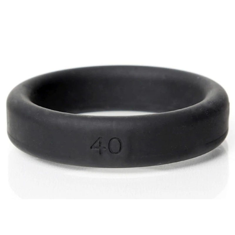 Boneyard Silicone Ring 40mm Black for Men Cockrings