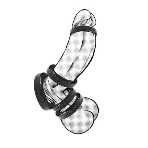 Boneyard Silicone Ring 40mm Black for Men Cockrings