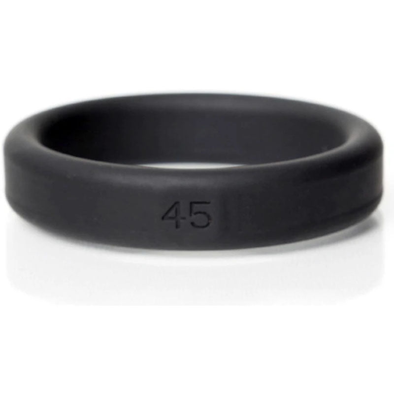 Boneyard Silicone Ring 45mm in Black - Comfortable and Durable Adult Sex Toy Cockrings