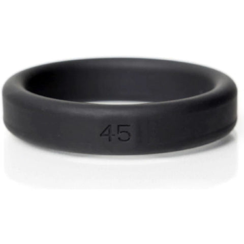 Boneyard Silicone Ring 45mm in Black - Comfortable and Durable Adult Sex Toy Cockrings