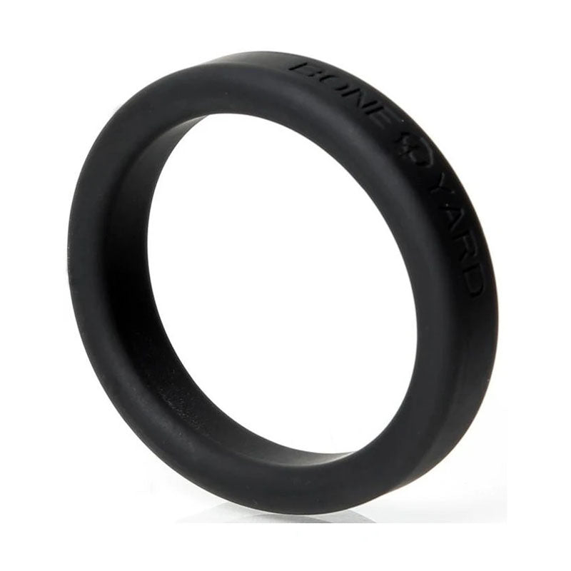 Boneyard Silicone Ring 45mm in Black - Comfortable and Durable > Cock Ring > Single