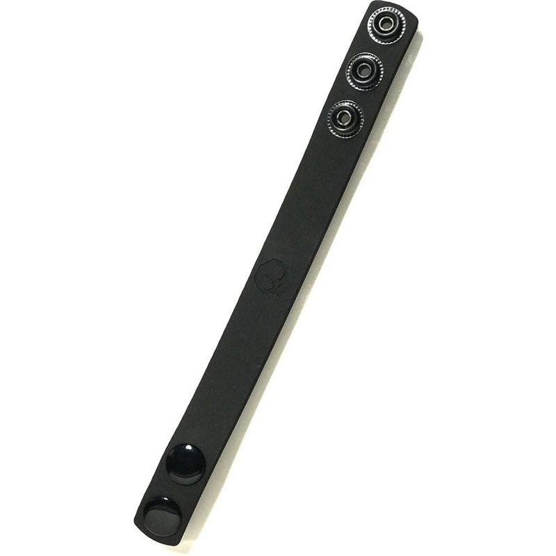 Boneyard Silicone Cock Strap - 3 Snap Ring - Black 8.25 Inch Cockrings