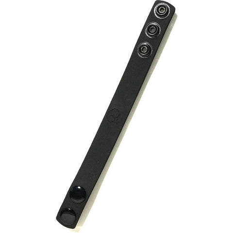 Boneyard Silicone Cock Strap - 3 Snap Ring - Black 8.25 Inch Cockrings