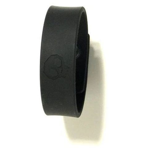 Boneyard Silicone Cock Strap - 3 Snap Ring - Black 8.25 Inch Cockrings