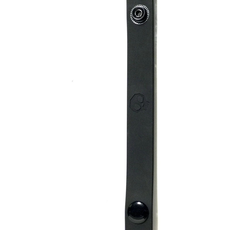 Boneyard Silicone Cock Strap - 3 Snap Ring - Black 8.25 Inch Cockrings