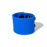 Boneyard 1.5in Silicone Ball Strap - 3 Snap - Blue