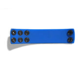 Boneyard 1.5in Silicone Ball Strap - 3 Snap - Blue