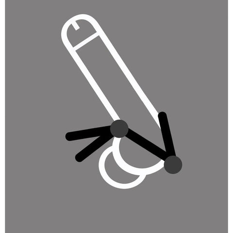 Boneyard Cock Leash Double - Adjustable Cock Lasso Ring Cockrings